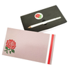English Rose Ball Marker and Pencil Presentation Sleeve - golfprizes