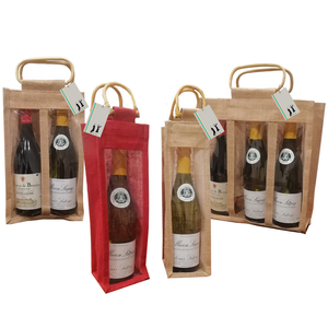 Jute Bottle Bags - golfprizes