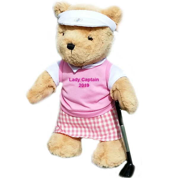 Personalised Golfing Teddy Bear (girl) - golfprizes
