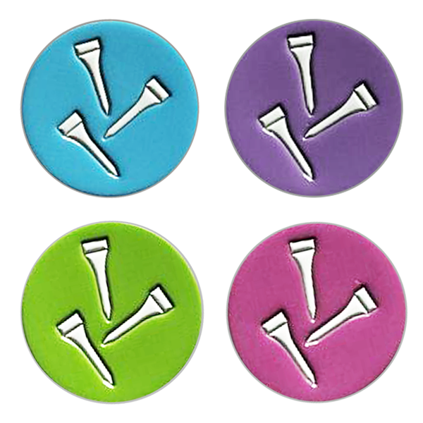 'Three-tee' Ball Markers - golfprizes
