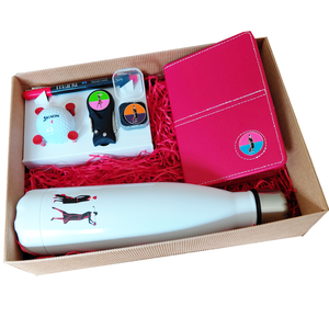 Art Deco Lady Golfer Gift Box