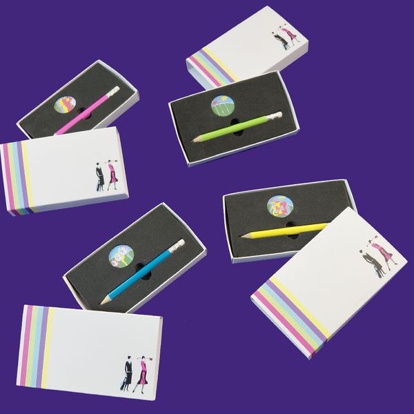 Art of Golf Ball Marker and Pencil in Presentation Sleeve - golfprizes