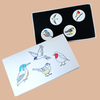 Birdie Ball Markers in Designer Presentation Sleeve - golfprizes