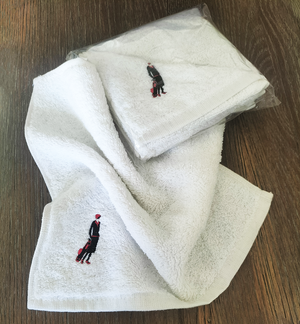 Embroidered flannels x 2