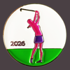 Lady Golfer Ball Marker 2026