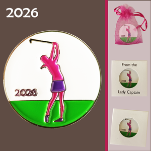 Lady Golfer Ball Marker 2026