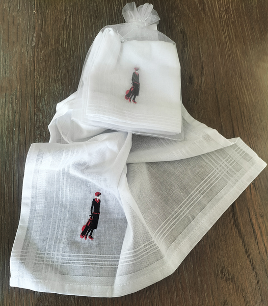 Embroidered Handkerchief (x2) - golfprizes