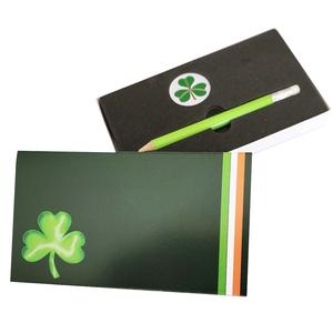 Irish Ball Marker and Pencil Presentation Sleeve