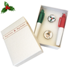 Christmas Ball Marker, visor clip and Marker Pen Gift Box - golfprizes