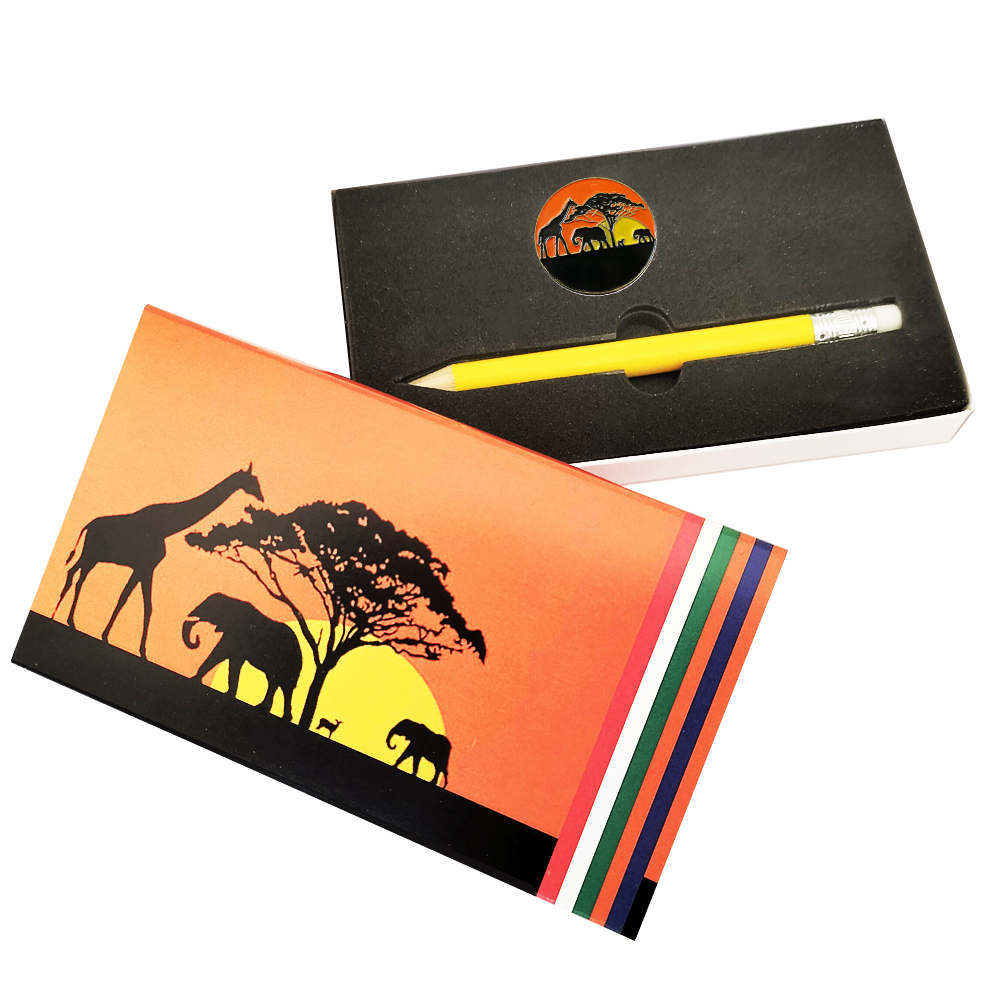 South Africa Ball Marker and Pencil in Presentation Sleeve - golfprizes