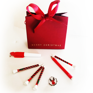 Christmas Table Gift Bag (red) - Pack of 5