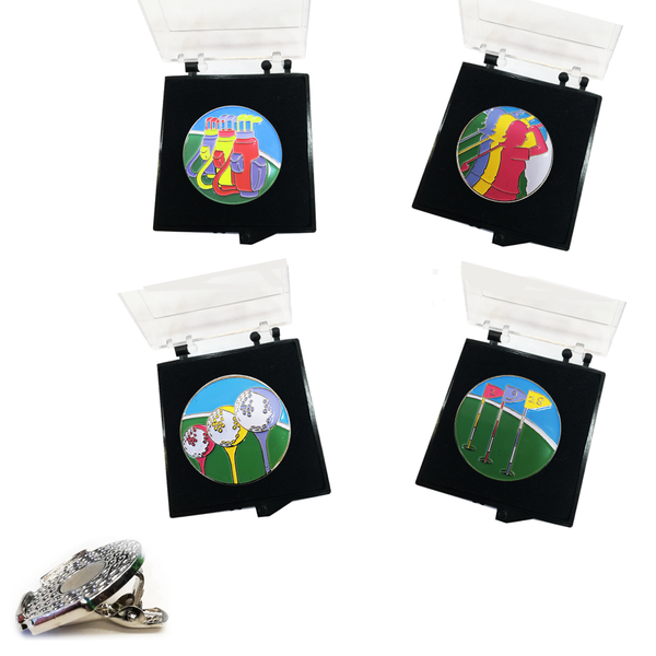 Visor Clip and Art of Golf Ball Marker - golfprizes