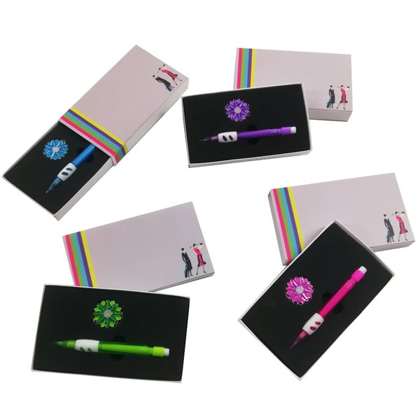 Sparkly Ball Marker and Pencil in Presentation Sleeve - golfprizes