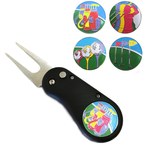 Art of Golf Divot Tool and Ball Marker (black)
