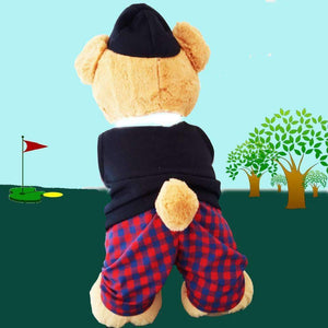 Sorry you're under par - get well soon' golfing teddy bear (boy)