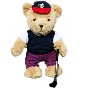 Golfing Boy Teddy Bear