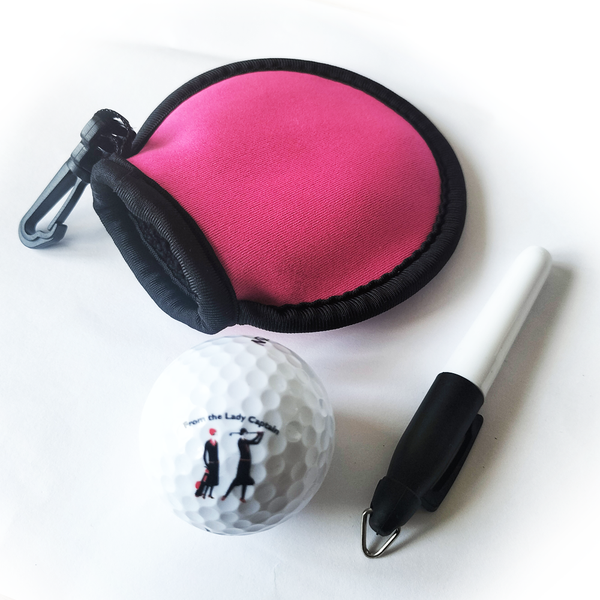 Cleaning pouch, ball and marker pen - golfprizes