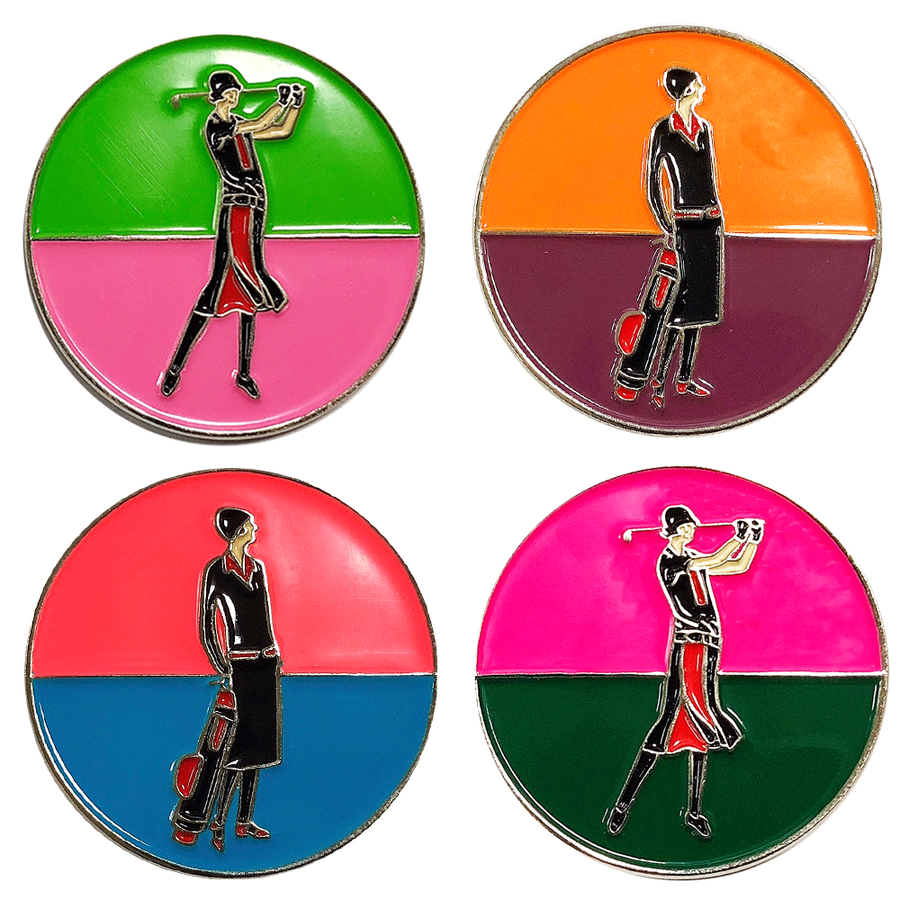 Art Deco Ball Markers golfprizes - Main Image