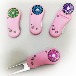 Sparkly Divot Tool - pink