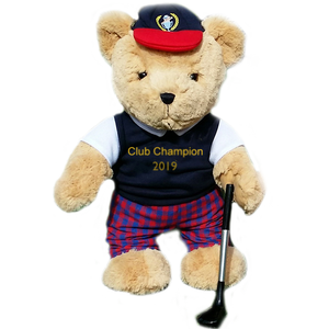 Personalised Golfing Teddy Bear (boy)