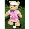 Personalised Golfing Teddy Bear (girl) - golfprizes