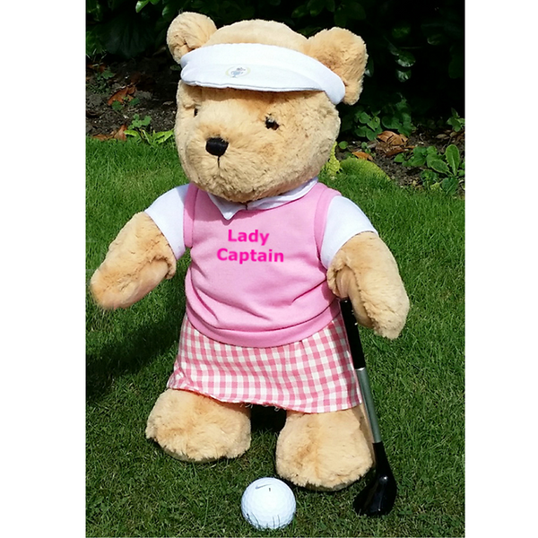 Personalised Golfing Teddy Bear (girl) - golfprizes