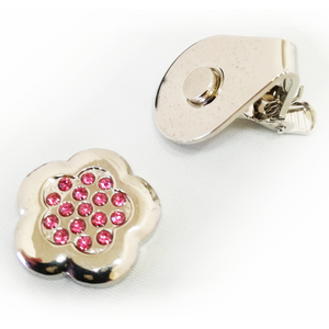 Sparkly Rose Ball Marker and Visor Clip