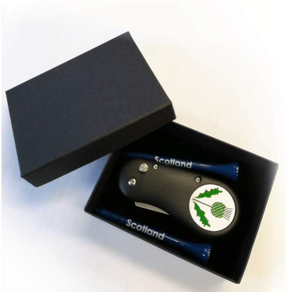 Scotland Divot Tool and Tee Set - golfprizes