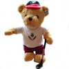 Scottish Golfing Teddy Bear + FREE VISOR CLIP AND BALLMARKER - golfprizes
