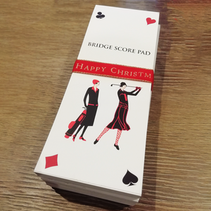 Set of Four Golfers' Bridge Scorepads