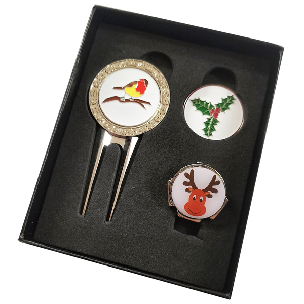 Christmas Ball Marker Gift Set - golfprizes