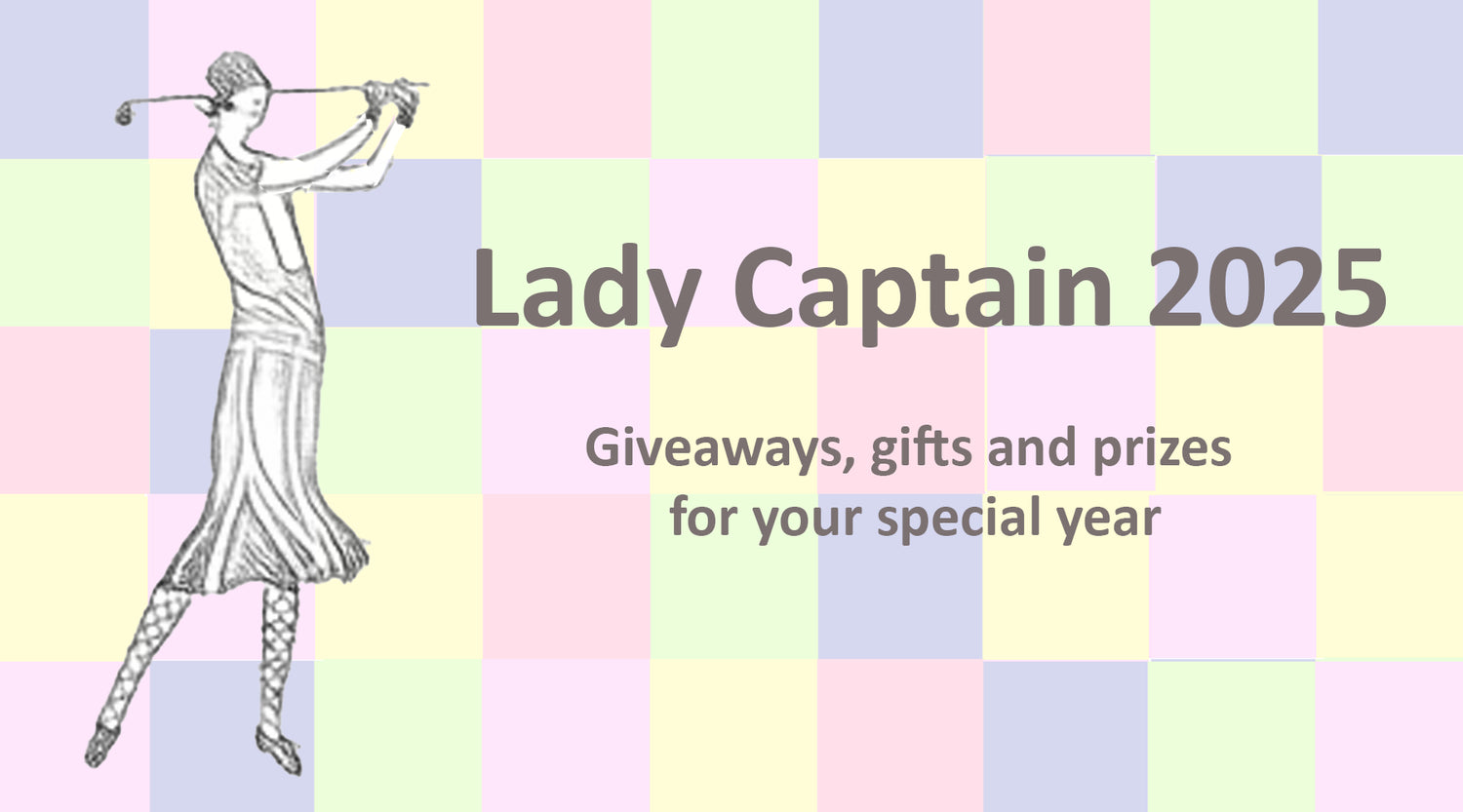 Exclusive golf prizes and gifts for lady captains and lady golfers